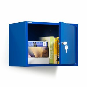 Skříňka na dokumenty, modrá, 380x550x340 mm