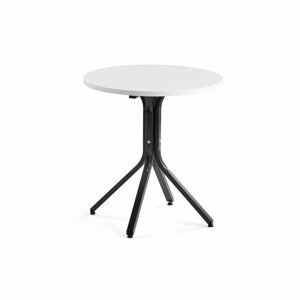 Stůl Various, ?700 mm, výška 740 mm, černá, bílá