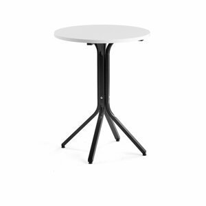 Stůl Various, ?700 mm, výška 900 mm, černá, bílá