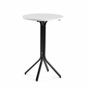 Stůl Various, ?700 mm, výška 1050 mm, černá, bílá