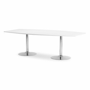 Jednací stůl Flexus, 240 x 120 cm, bílá