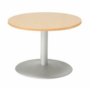 Konferenční stolek Monty, ?700 mm, buk/hliníkově šedá