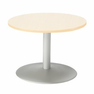 Konferenční stolek Monty, ?700 mm, bříza/hliníkově šedá