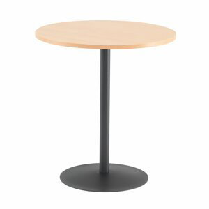 Kavárenský stolek Astrid, ?700 mm, buk/černá