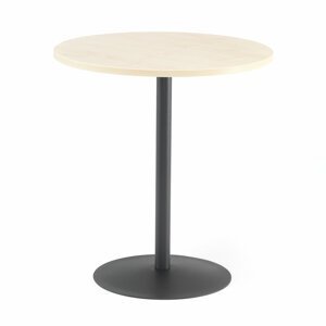 Kavárenský stolek Astrid, ?700 mm, bříza/černá