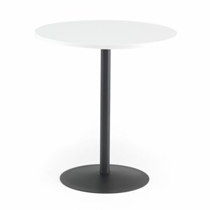 Kavárenský stolek Astrid, ?700 mm, bílá/černá