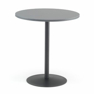 Kavárenský stolek Astrid, ?700 mm, šedá /černá