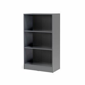 Kancelářská skříň Flexus 132.5 x 41.5 x 76 cm, šedá, lamino