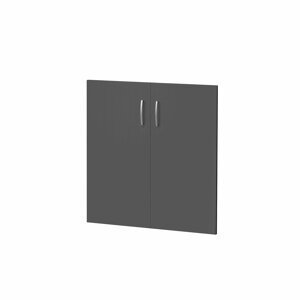 Dveře ke skříním Flexus 81 cm, šedá, lamino
