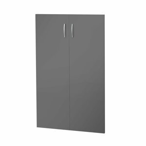 Dveře ke skříním Flexus 121 cm, šedá