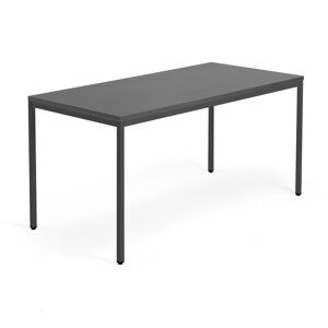 Psací stůl Modulus 4 nohy 160 x 80 cm, černá