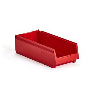 Plastový box AJ 9000, série -69, 500x230x150 mm, červený