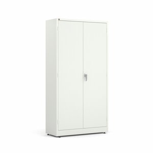 Dílenská skříň, 1900x1000x400 mm, bílá, bílé dveře