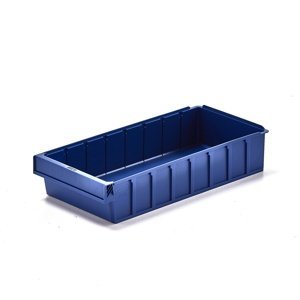 Plastový box DETAIL, 500x230x100 mm, modrý