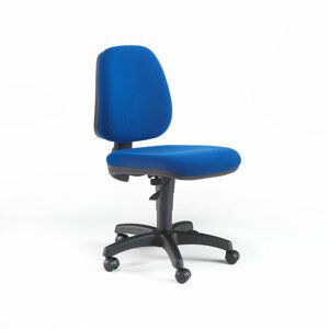 Pracovní židle Darwin, textilní potah, 430-550 mm, modrá