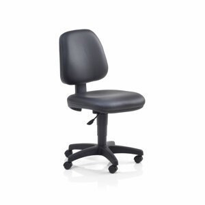 Pracovní židle Darwin, 430-550 mm, černá koženka