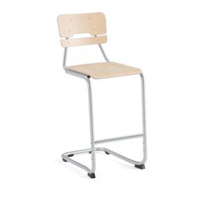 Školní židle LEGERE I, výška 650 mm, bříza