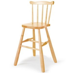 Dětská židle BASIC, výška 520 mm, bříza