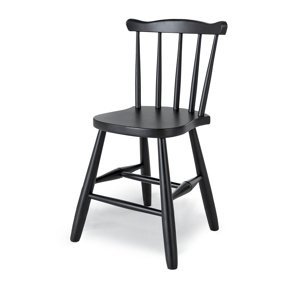 Dětská židle BASIC, výška 390 mm, černá