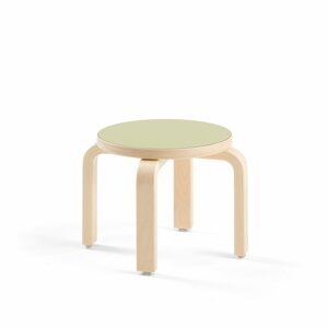 Dětská stolička DANTE, výška 260 mm, bříza/zelená