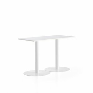 Stůl ALVA, 1400x700x900 mm, bílá, bílá