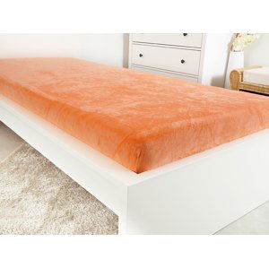 Mikroflanelové prostěradlo EXCLUSIVE - Orange Rozměr: 90 x 200