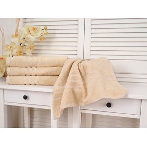 Bavlněný froté ručník Classic - Krémový Rozměr: 30 x 50