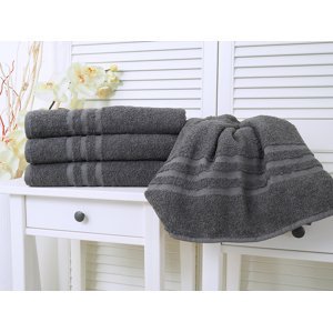 Bavlněný froté ručník Standard - Antracit Rozměr: 30 x 50