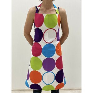 Kuchyňská zástěra - vzor Color v bavlně