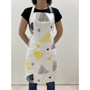 Kuchyňská zástěra - vzor Triangle v bavlně