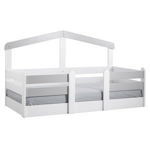 Dětská postel 90x190 boom - bílá/šedá