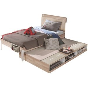 Studentská postel 120x200 s přistýlkou a úložným prostorem veronica -