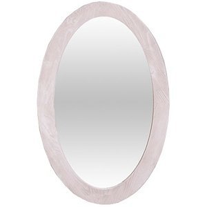 Oválné koupelnové zrcadlo lady 575 - bílá