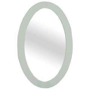 Oválné koupelnové zrcadlo lady 575 - zelená