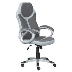 Kancelářská židle na kolečkách bryce - šedá
