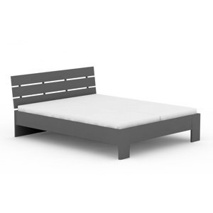 Manželská postel rea nasťa 160x200cm - graphite