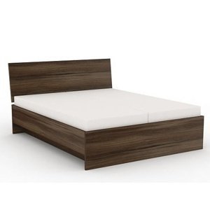Manželská postel rea oxana 160x200cm – ořech