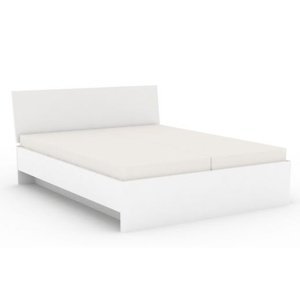 Manželská postel rea oxana 180x200cm - bílá