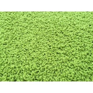 Kusový koberec color shaggy - zelené jablko - obdélník - 50 x 80cm