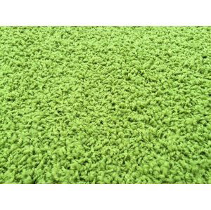 Kusový koberec color shaggy - zelené jablko - obdélník - 57 x 120cm