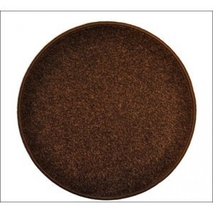Eton hnědý koberec kulatý - 120 cm