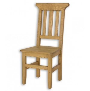 Židle jídelní dřevěná selská sil 04 - k15 hnědá borovice