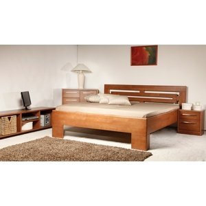 Masivní postel s úložným prostorem varezza 2 - 160/180 x 200cm - 160 x