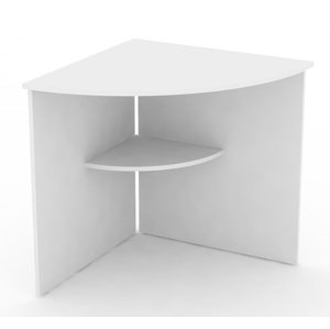 Rohový stůl rea office 66 - bílá