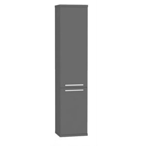 Vysoká koupelnová skříňka rea rest 5 - graphite