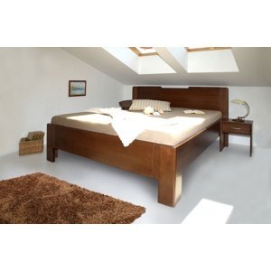 Masivní postel s úložným prostorem k-design 3 - 160/180 x 200cm - 160