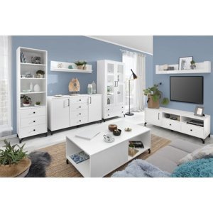 Obývací pokoj bjorn b, skandinávský styl - bílá
