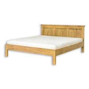 Masivní postel 90x200 acc 01 - k17 bílý vosk