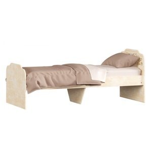 Dětská postel 80x190cm sofia - béžová/lento
