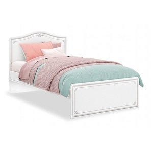 Studentská postel betty 120x200cm - bílá/šedá